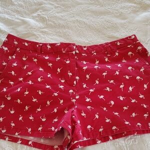 Elle Red Flamingo Women's Shorts